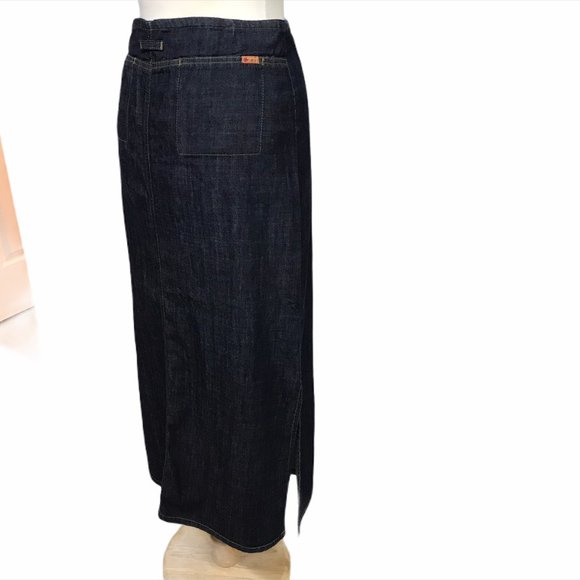 MAVI Vintage Long Denim Skirt with side slits